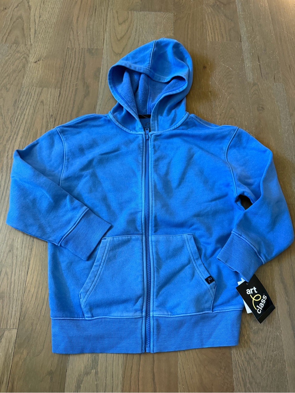 NWT Art Class Youth blue full zip hooded sweatshirt sz M (8)